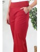 Pantalon stretch rouge