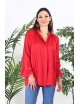 Chemise fluide rouge