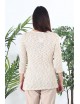 Pull manches 3/4 beige