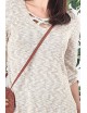 Pull manches 3/4 beige