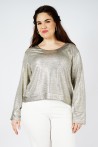 Pull court gold pour femme, fabriqué en France