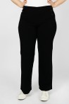 Pantalon Femme Noir Taille Haute Stretch | Fabrication de Luxe Française