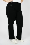 Pantalon Stretch Noir pour Femme | Taille Haute et Qualité Française