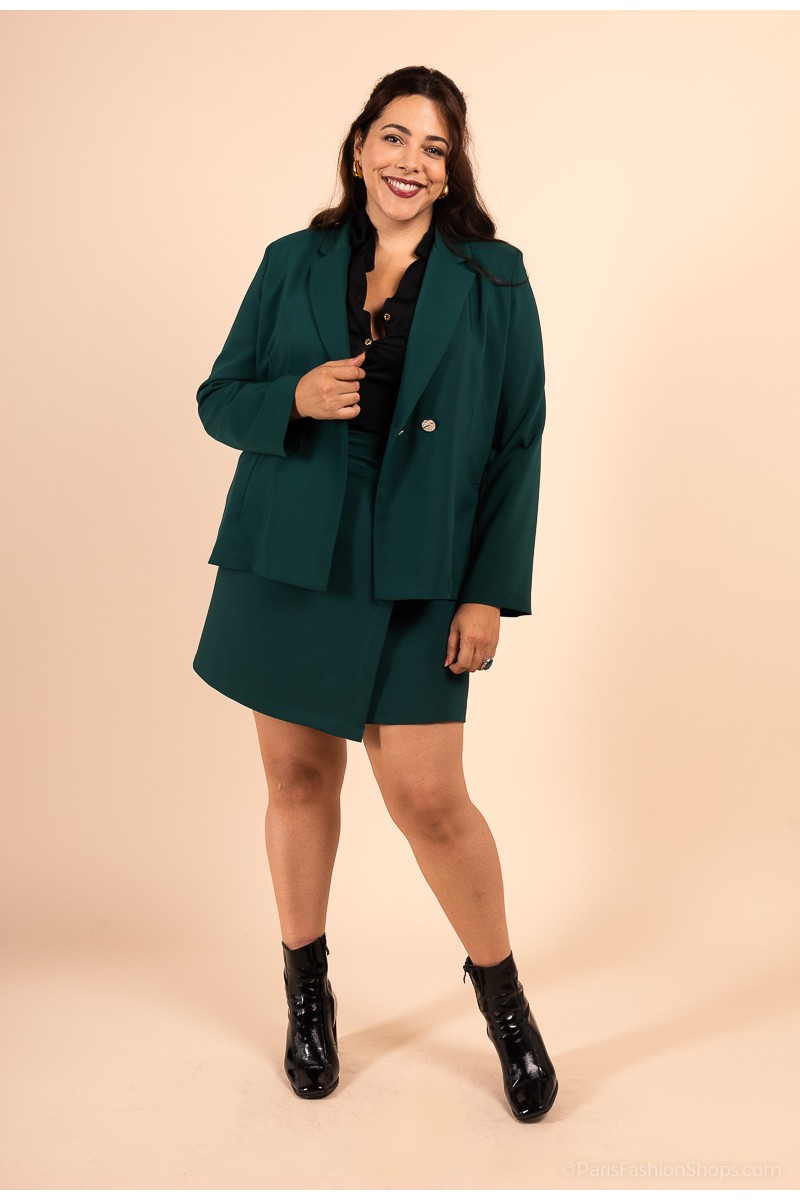 Veste de tailleur femme vert sapin