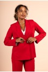 Veste de tailleur femme rouge