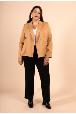 Veste de tailleur femme camel