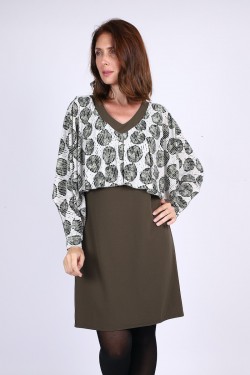 Robe manches chauve-souris...
