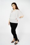 TOP ECRU ENCOLURE ZIP