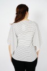 Top Écru à Encolure Zip pour Femme - Disponible en Ligne