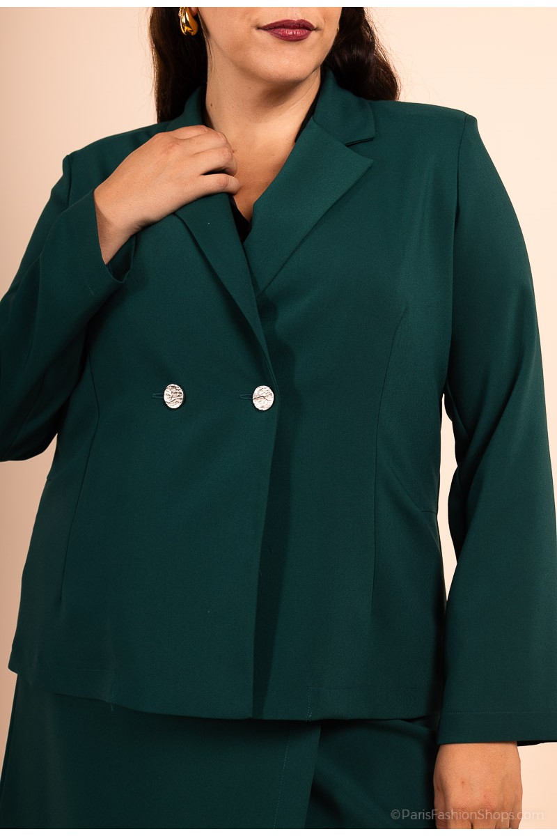 Veste de tailleur femme vert sapin