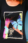Tee shirt en viscose manches longues