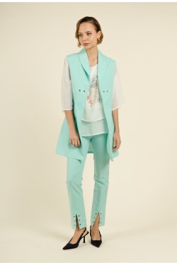 Veste longue Menthe