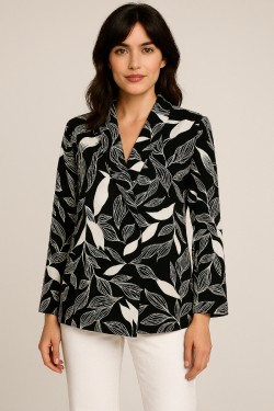 Veste Cintrée à Manches Longues – Tendance et Elégance