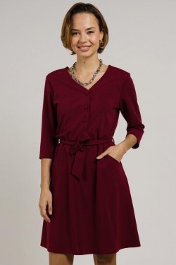 Robe Droite rouge à Lacage...