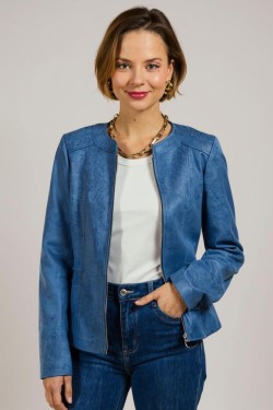 Veste Blouson Cintrée en...