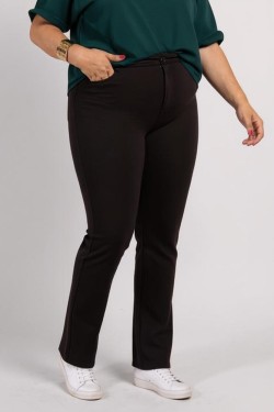 Pantalon legging marron...
