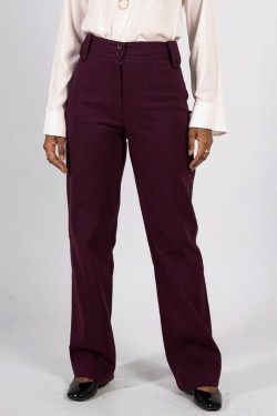 pantalon coupe bootcut stretch